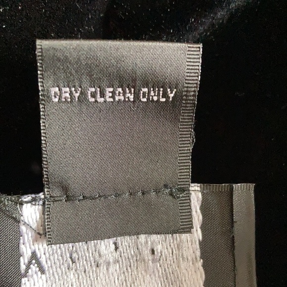 Virgo | Black Velvet Formal Mini Dress Cropped Sparkle Jacket 10 - Picture 9 of 9